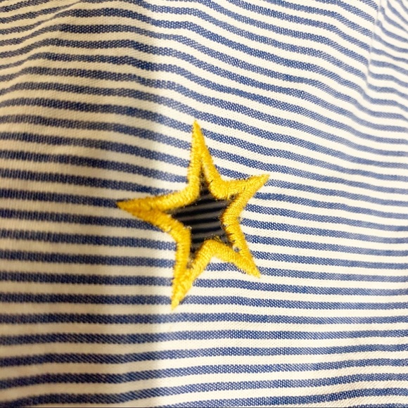 Madewell Star Embroidered Striped Button-Down Top - Picture 7 of 12